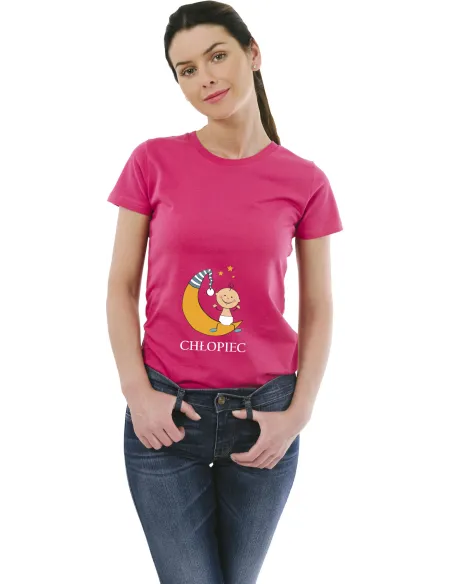 Koszulka z nadrukiem PREZENT KSIĘŻYC CHŁOPIEC