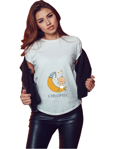 Koszulka z nadrukiem PREZENT DZIECKO SYN