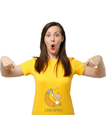 Koszulka z nadrukiem PREZENT dla mamy DZIECKO