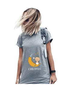 Koszulka z nadrukiem PREZENT GWIAZDKI KSIĘŻYC SYN