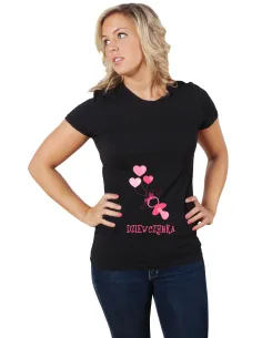 Koszulka z nadrukiem PREZENT SMOCZEK DZIEWCZYNKA