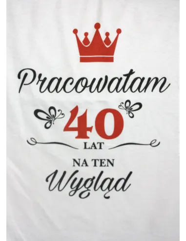 Koszulka z nadrukiem PREZENT SMOCZEK DZIEWCZYNKA