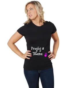 Koszulka z nadrukiem PREZENT PRZYBIJ 5 TATUSIU