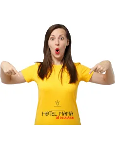 Koszulka z nadrukiem napis KORONA HOTEL MAMA