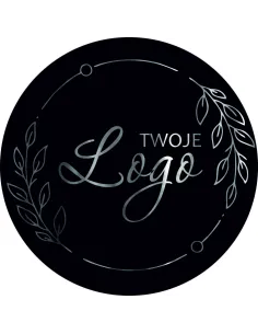 Naklejki etykiety z logo twojej firmy 5 cm 50szt