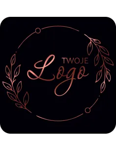 Naklejki etykiety z logo twojej firmy 5 cm 50 szt