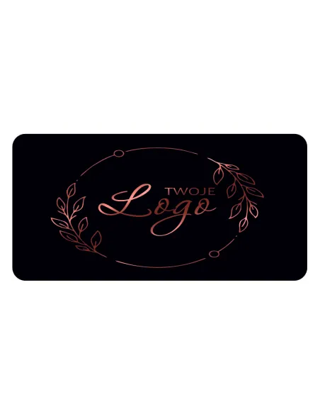 Naklejki etykiety z logo twojej firmy 6 cm 50 szt