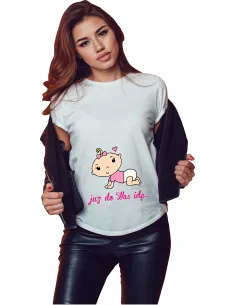 Koszulka z nadrukiem PREZENT dla mamy DZIECKO