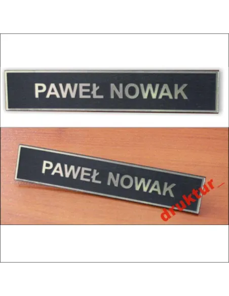 IDENTYFIKATOR na mundur OSP personalny z nazwiskiem