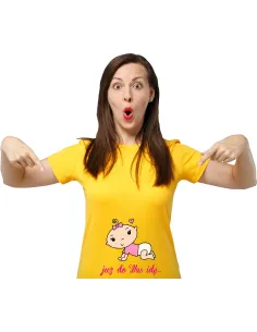 Koszulka z nadrukiem PREZENT DZIEWCZYNKA