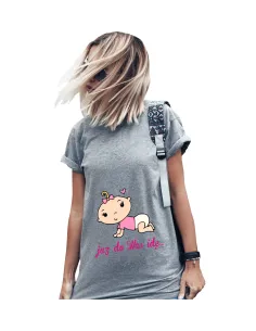 Koszulka z nadrukiem PREZENT DZIECKO CÓRKA