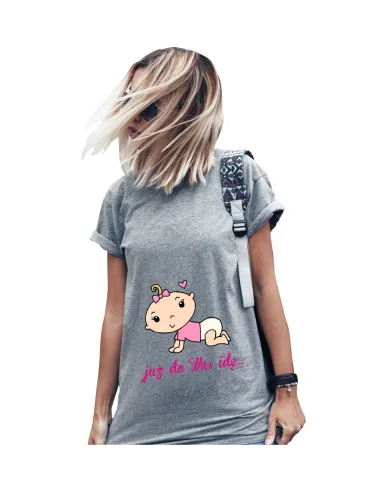 Koszulka z nadrukiem PREZENT DZIECKO CÓRKA