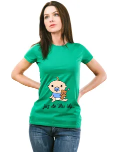 Koszulka z nadrukiem napis PREZENT dla MAMY