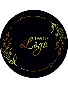 Naklejki etykiety z logo twojej firmy 5 cm 100 szt