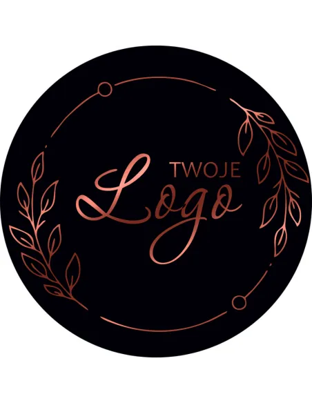Naklejki etykiety z logo twojej firmy 4 cm 100 szt