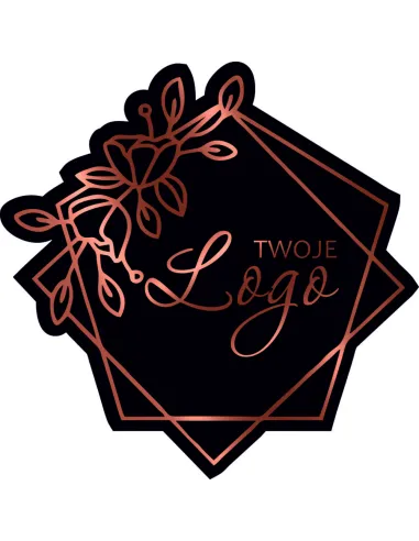 Naklejki etykiety z logo twojej firmy 10 cm 500 szt