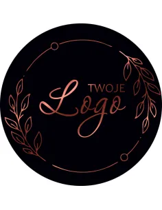 Naklejki etykiety z logo twojej firmy 5 cm 500 szt