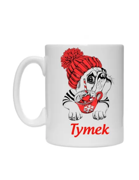 Kubez z nadrukiem świąteczny imię