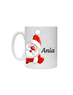 Kubek z nadrukiem imię prezent na święta