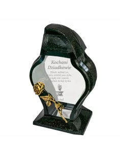 Personalizowany Znicz grawerowany dla Dziadków