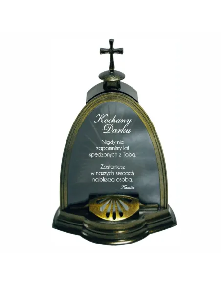 ZNICZ z dedykacją grawerem dla Szwagra Brata Siostry