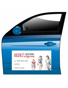 Magnes na samochód reklama magnetyczna odzież i akcesoria używane