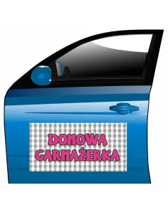 Magnes na samochód reklama magnetyczna domowa garmażerka