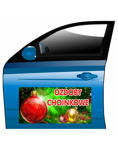 Magnes na samochód reklama magnetyczna ozdoby choinkowe