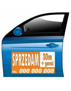 Magnes na samochód reklama magnetyczna sprzedam