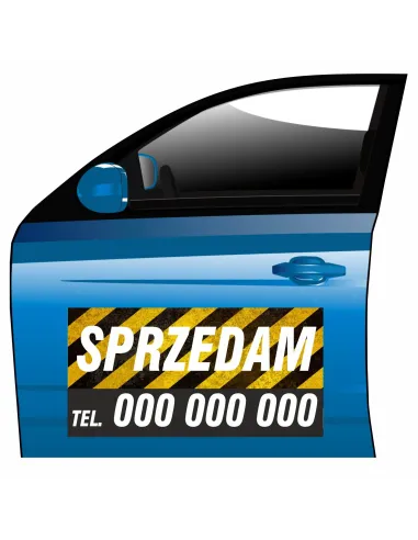 Magnes na samochód reklama magnetyczna sprzedam