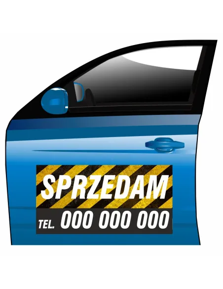 Magnes na samochód reklama magnetyczna sprzedam