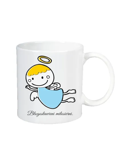 Kubek religijny z nadrukiem imieniem na prezent