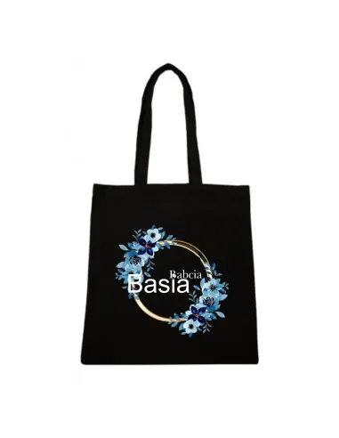 Eko torba Prezent na Dzień Babci i Dziadka z nadrukiem babcia imię