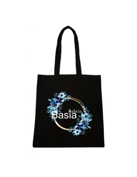 Eko torba Prezent na Dzień Babci i Dziadka z nadrukiem babcia imię