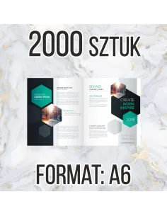 Katalog firmowy ofertowy A6 12str 2000 szt + projekt gratis