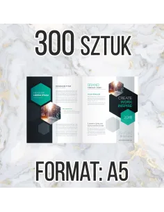 Katalog firmowy ofertowy A5 8str 300 szt + projekt gratis