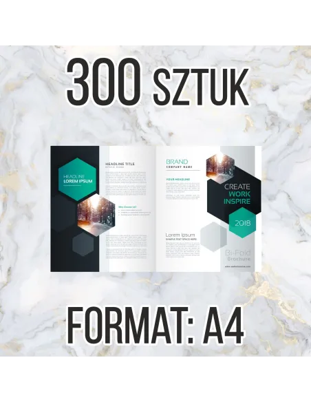 Katalog firmowy ofertowy A4 8str 300 szt + projekt gratis