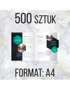 Katalog firmowy ofertowy A4 8str 500 szt + projekt gratis