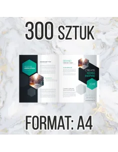 Katalog firmowy ofertowy A4 12str 300 szt + projekt gratis