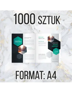 Katalog firmowy ofertowy A4 16str 1000 szt + projekt gratis