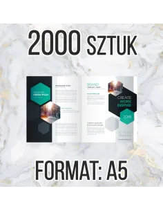Katalog firmowy ofertowy A5 16str 2000 szt + projekt gratis