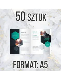 Katalog firmowy ofertowy A5 16str 50 szt + projekt gratis
