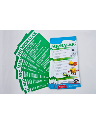 Ulotki A4 5000 sztuk + projekt