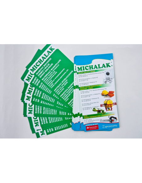 Ulotki A4 5000 sztuk + projekt