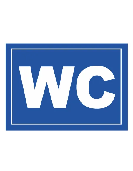 Tablica informacyjna WC