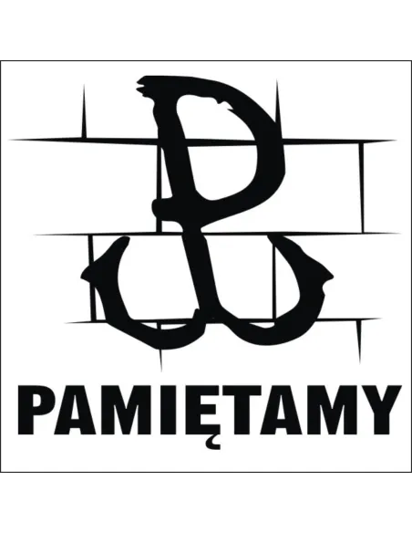 Naklejka Polska walcząca pamiętamy 12cm naklejki patriotyczne