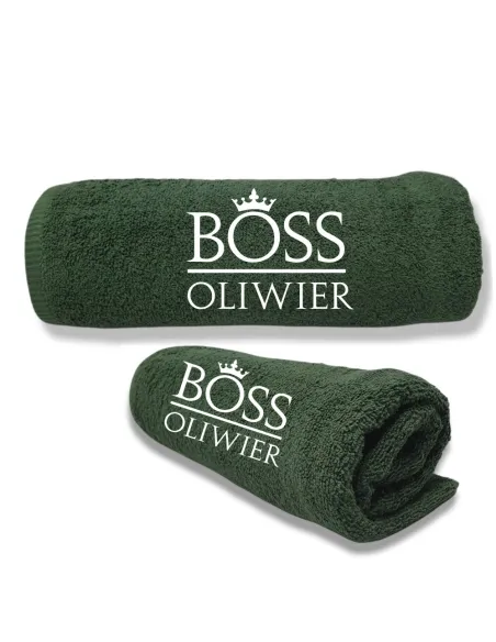 Ręcznik z haftem prezent dla Szefa z imieniem