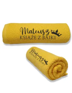 Ręcznik z haftem - Prezent dla Faceta Chłopaka Narzeczonego Męża Mężczyzny