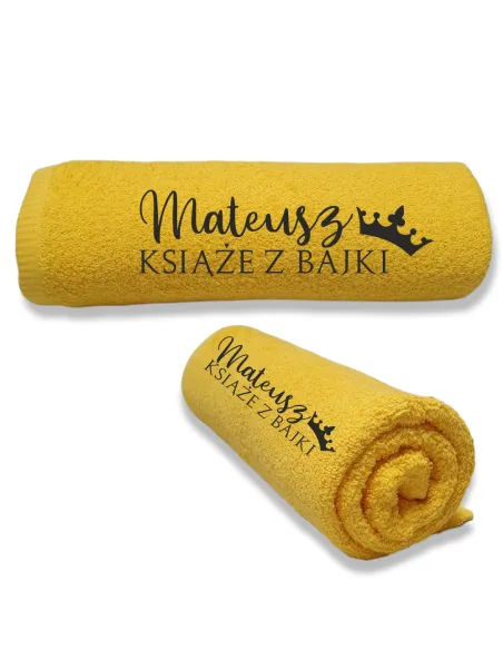 Ręcznik z haftem - Prezent dla Faceta Chłopaka Narzeczonego Męża Mężczyzny