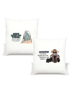 Poduszka z nadrukiem MIEJSCE KOBIETY JEST W KUCHNI